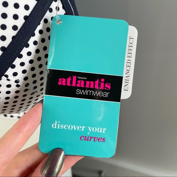 Navy Dot Bikini Top - Picture 6 of 10